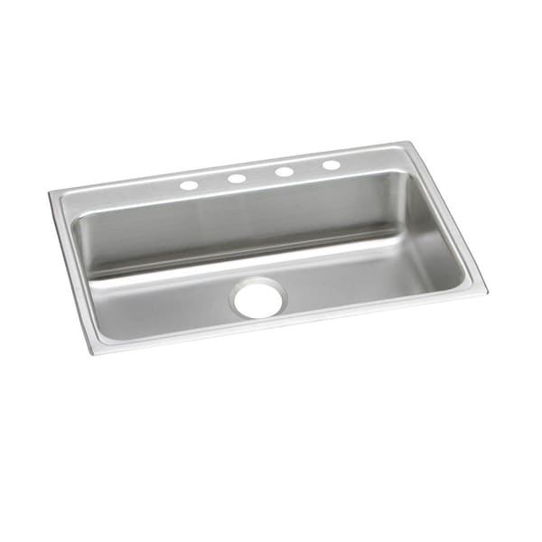 Lustertone Stainless Steel 31 X 22 X 4-1/2 Single Bowl Top Mount Ada Sink